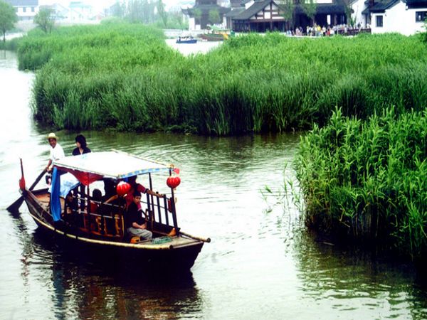溱湖摇橹船
