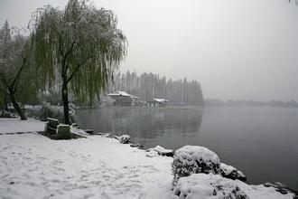西湖冬景