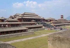 横店集团八面山影视城图片