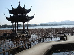 西湖冬景图