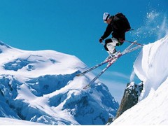 长白山滑雪场图片